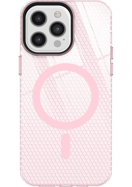 Bfs iPhone 12 Pro Max Kılıf Beta Magneticsafe Silikon - Pembe