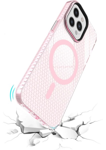 Bfs iPhone 12 Pro Max Kılıf Beta Magneticsafe Silikon - Pembe fırsatları