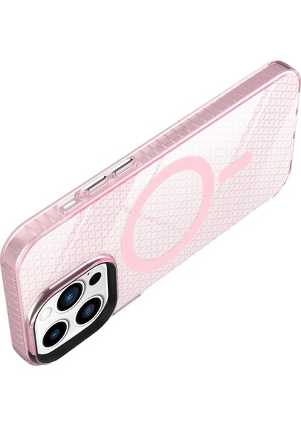 Bfs iPhone 12 Pro Max Kılıf Beta Magneticsafe Silikon - Pembe