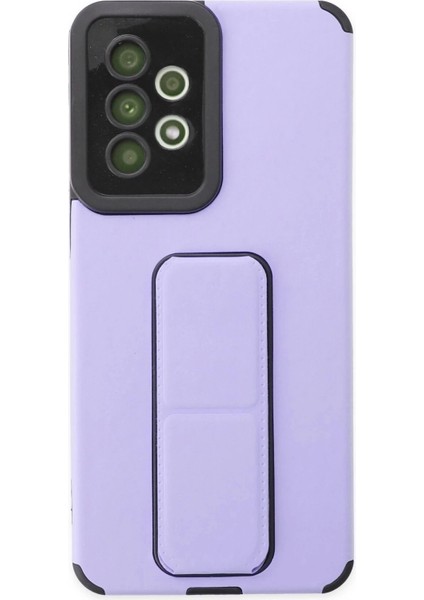 Bfs Samsung Galaxy A33 5g Kılıf Mega Standlı Silikon - Lila