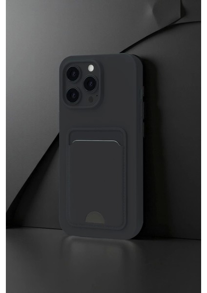Bfs iPhone 16 Plus Kılıf Kelvin Kartvizitli Silikon - Lacivert