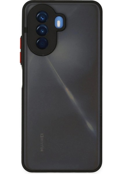 Bfs Huawei Nova Y70 Kılıf Montreal Silikon Kapak - Siyah
