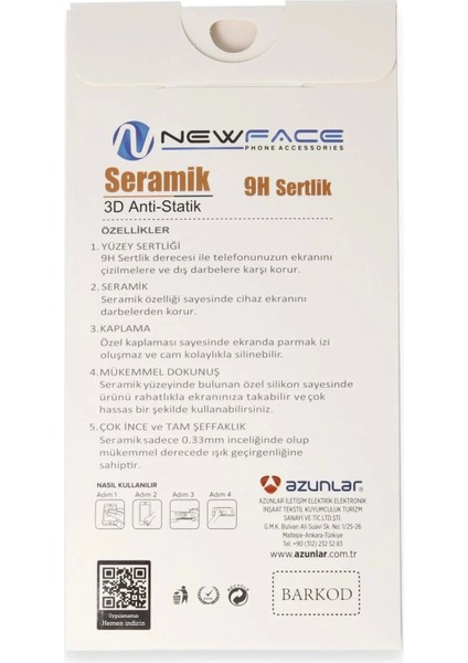 Bfs Xiaomi Redmi 12C 3D Antistatik Mat Seramik Nano Ekran Koruyucu indirimleri