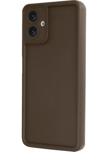 Samsung Galaxy A06 Kılıf Viera Silikon - Kahverengi