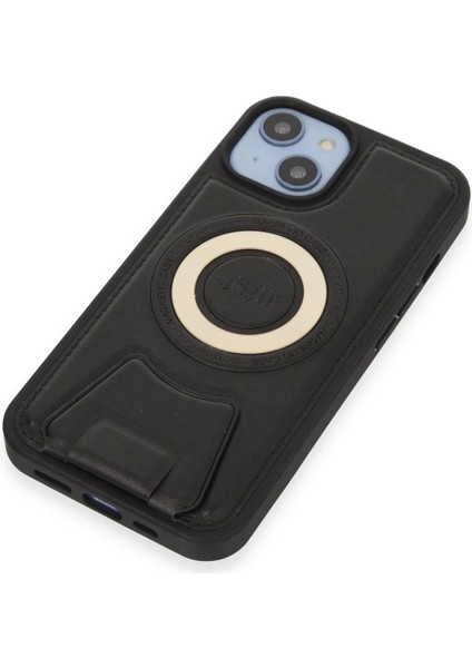Bfs iPhone 14 Kılıf Merkür Magneticsafe Standlı Kapak - Siyah fırsatları