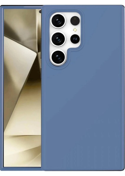 Samsung Galaxy S24 Ultra Kılıf First Silikon - Mavi