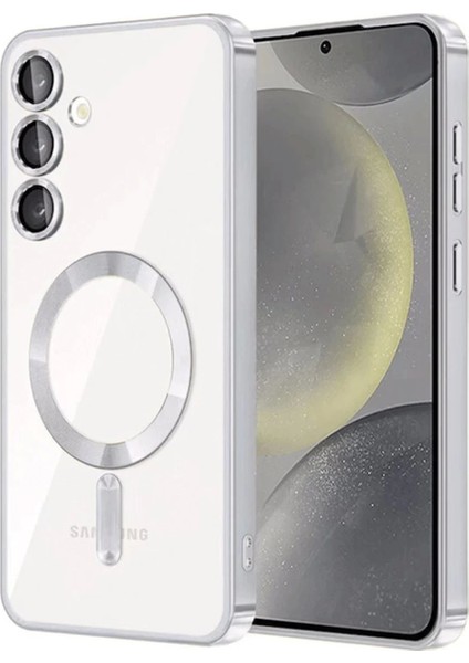 Samsung Galaxy S23 Kılıf Kross Magneticsafe Kapak - Titan Gri