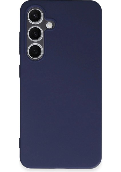 Samsung Galaxy S24 Kılıf First Silikon - Lacivert fırsatları
