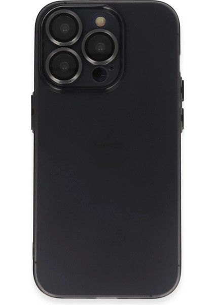 Bfs iPhone 13 Pro Kılıf Luko Lens Silikon - Siyah