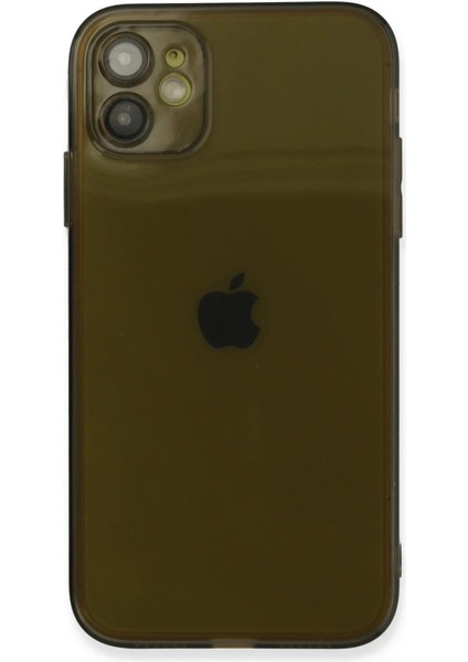 iPhone 12 Kılıf Fly Lens Silikon - Siyah