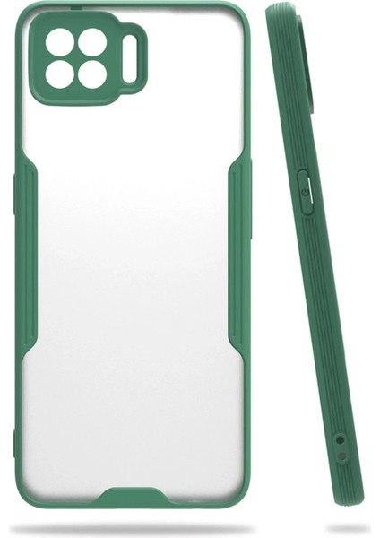 Oppo A73 Kılıf Platin Silikon - Yeşil