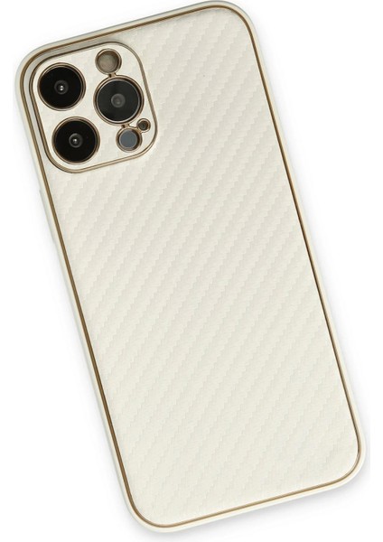 iPhone 13 Pro Kılıf Coco Karbon Silikon - Beyaz fiyatları