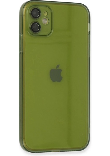 iPhone 12 Kılıf Fly Lens Silikon - Yeşil fiyatları