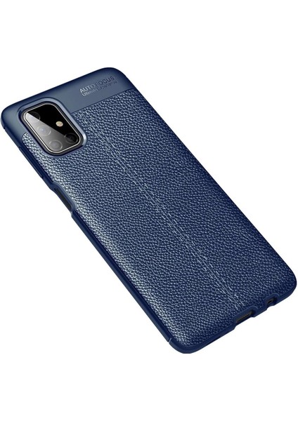 Samsung Galaxy M51 Kılıf Auto Focus Kapak - Lacivert