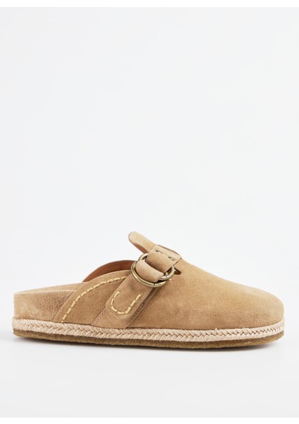 Bej Erkek Terlik Turbach Clog