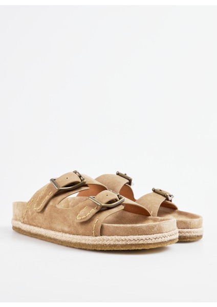 Bej Erkek Terlik Turbach Double Strap fiyatları
