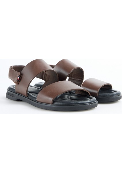 Deri Kahve Erkek Sandalet Premıum Hılfıger Strappy Lh Sand fiyatları