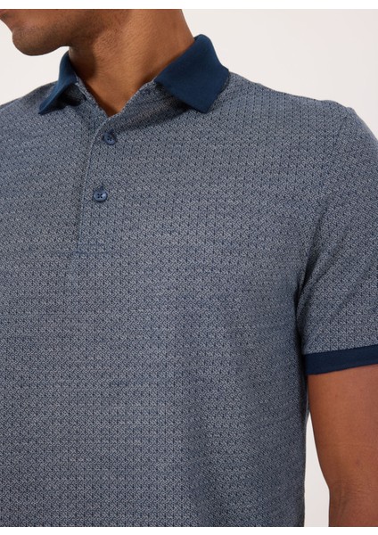 Polo Yaka Lacivert Erkek T-Shirt ACE091252007_LAC fırsatları