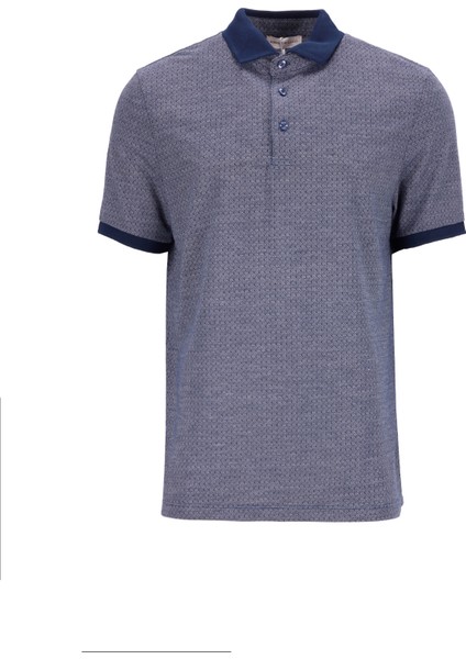 Polo Yaka Lacivert Erkek T-Shirt ACE091252007_LAC