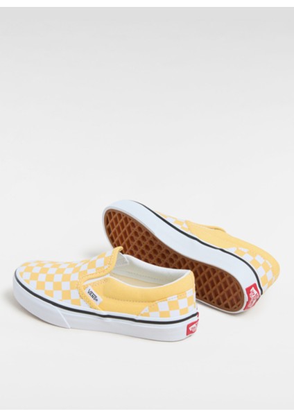 Sarı Erkek Çocuk Kanvas Yürüyüş Ayakkabısı VN000D0JP1T1-CLASSIC Slip-On fırsatları