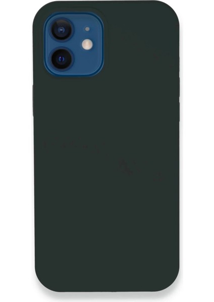 iPhone 12 Kılıf Lansman Legant Silikon - Koyu Yeşil
