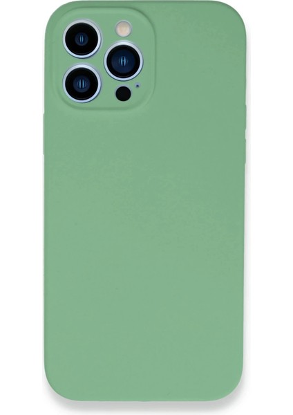 iPhone 13 Pro Max Kılıf Lansman Legant Silikon - Yeşil