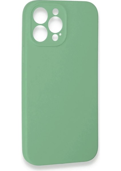 iPhone 13 Pro Max Kılıf Lansman Legant Silikon - Yeşil modelleri