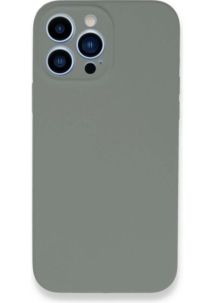 iPhone 13 Pro Max Kılıf Lansman Legant Silikon - Gri