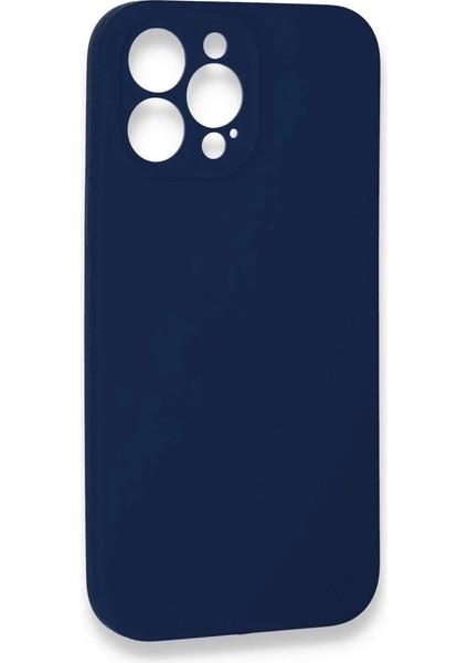 iPhone 13 Pro Kılıf Lansman Legant Silikon - Lacivert modelleri