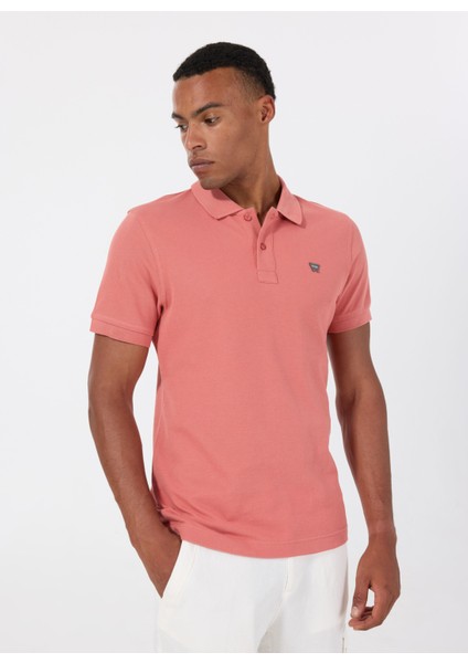 Toz Pembe Erkek Polo T-Shirt MW7D5K4XX2T532 Erkek Regular Polo
