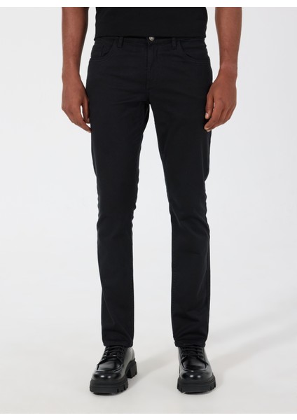 Normal Bel Normal Paça Slim Fit Siyah Erkek Pantolon ACE001252246_SYH modelleri