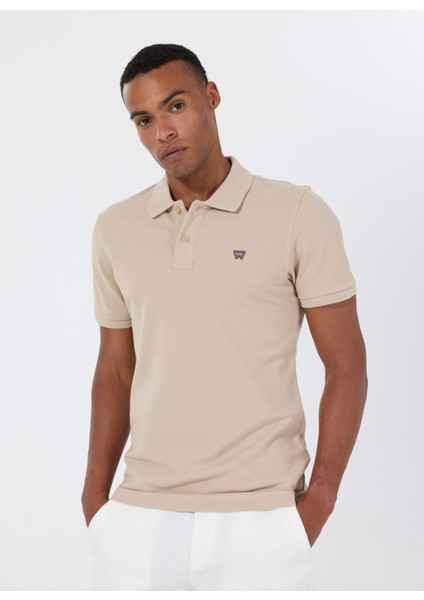 Krem Erkek Polo T-Shirt MW7D5K4XX2TUQ Erkek Regular Polo