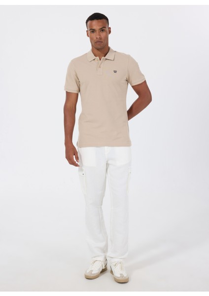 Krem Erkek Polo T-Shirt MW7D5K4XX2TUQ Erkek Regular Polo fiyatları