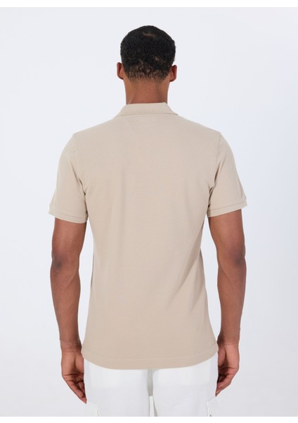 Krem Erkek Polo T-Shirt MW7D5K4XX2TUQ Erkek Regular Polo indirimleri