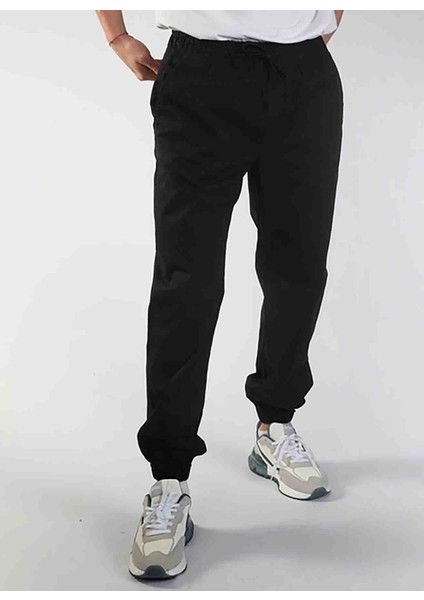 Lastikli Paça Siyah Erkek Kargo Pantolon 252 Lcm 221011 Jogger 2