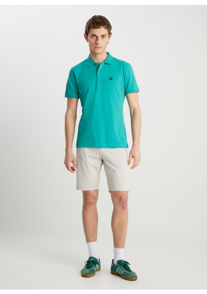 Yeşil Erkek Polo T-Shirt MW7D5K4XX2T208 Erkek Regular Polo