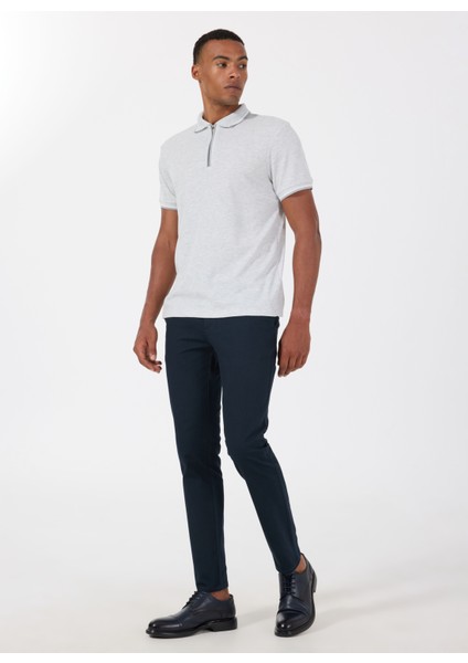 Normal Bel Normal Paça Slim Fit Lacivert Erkek Pantolon ACE001252192_LAC