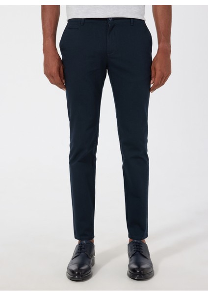 Normal Bel Normal Paça Slim Fit Lacivert Erkek Pantolon ACE001252192_LAC modelleri