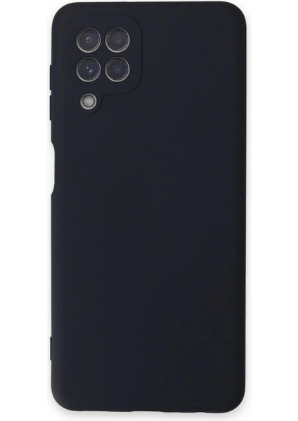 Samsung Galaxy A22 Kılıf Nano Içi Kadife Silikon - Lacivert