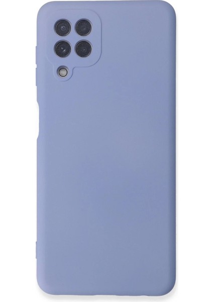 Samsung Galaxy A22 Kılıf Nano Içi Kadife Silikon - Lila