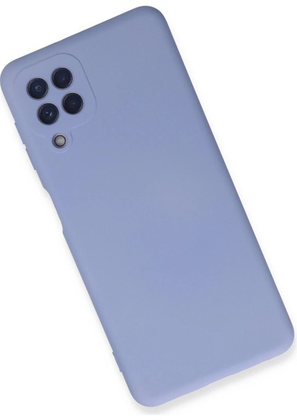 Samsung Galaxy A22 Kılıf Nano Içi Kadife Silikon - Lila fiyatları