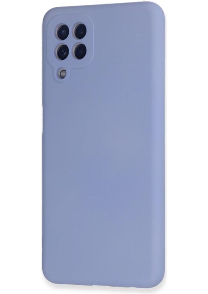 Samsung Galaxy A22 Kılıf Nano Içi Kadife Silikon - Lila modelleri