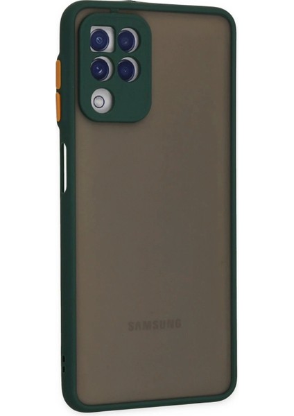 Samsung Galaxy A22 Kılıf Montreal Silikon Kapak - Yeşil fiyatları