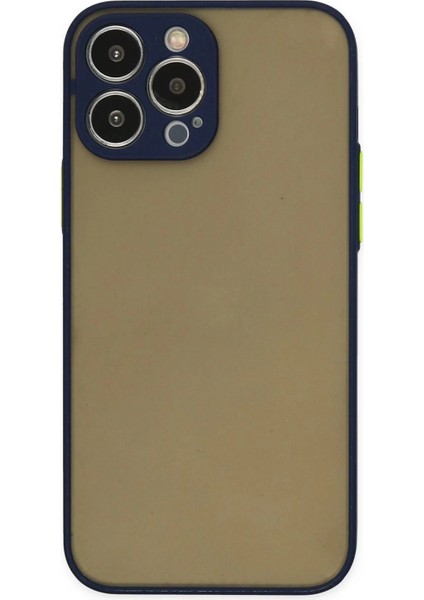iPhone 13 Pro Kılıf Montreal Silikon Kapak - Lacivert