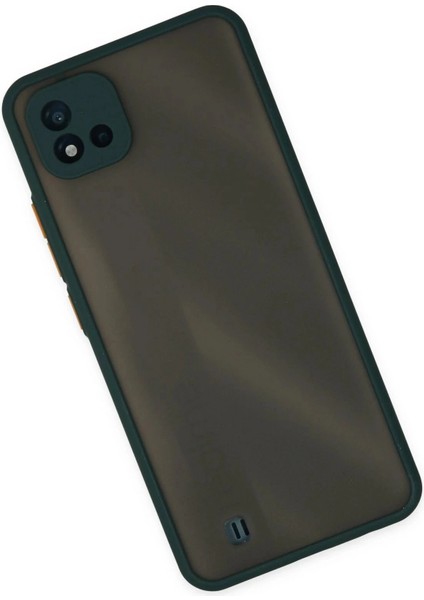 Realme C11 2021 Kılıf Montreal Silikon Kapak - Yeşil fiyatları