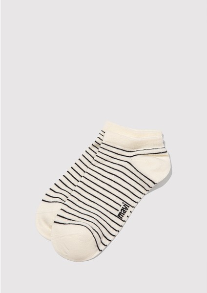2li Ekru Patik Çorap 1913549-70053 fiyatları