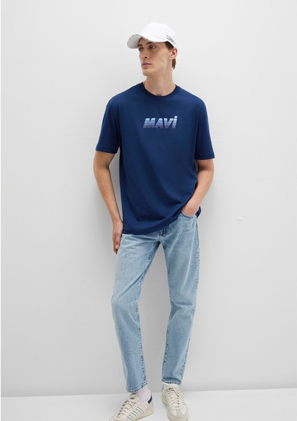 Mavi Baskılı Mavi Tişört 0612904-89353 fiyatları