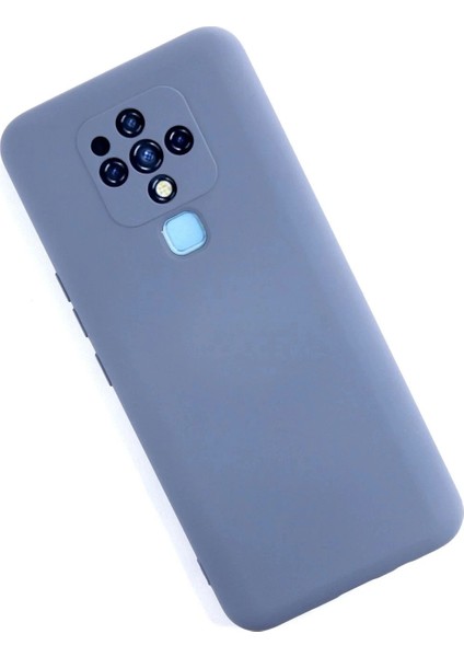 Tecno Camon 16 Kılıf Nano Içi Kadife Silikon - Gri fiyatları