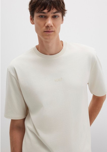 Mavi Logo Ekru Basic Tişört 0613093-70134 fiyatları