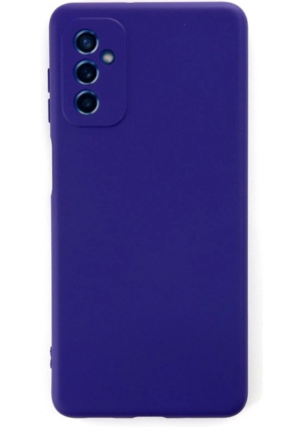 Samsung Galaxy M52 5g Kılıf Nano Içi Kadife Silikon - Mor
